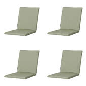 Madison - Stapelstoelkussen Panama sage - Ca. 97x49 cm - Set van 4