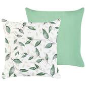Beliani - FLYLEAF - Tuinkussen set van 2 - Groen - Polyester