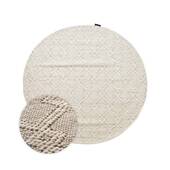 Nordic Weavers Rond buitenkleed - Var wit - 80 cm