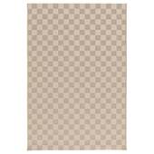 Tapeso Buitenkleed - Bask Check beige|zandkleur - 160x230 cm