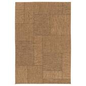 Tapeso Buitenkleed blokken - Twill Patch bruin - 200x290 cm