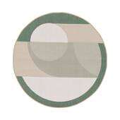 Tapeso Rond buitenkleed - Verdance Solis groen - 120 cm