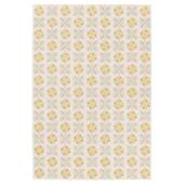 Tapeso Buitenkleed bloemen - Amber Marigold beige|geel - 200x290 cm