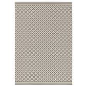 Tapeso Buitenkleed ruiten - Verdance Trellis grijs - 200x290 cm