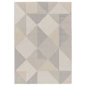 Tapeso Buitenkleed ruiten - Verdance Mesa grijs|beige - 160x230 cm
