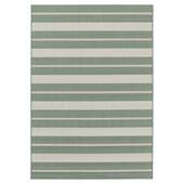 Boho&me Buitenkleed strepen - Verdance Cadence groen - 200x290 cm