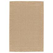 Boho&me Buitenkleed ruiten - Corde Cadre naturel|sunset - 160x230 cm