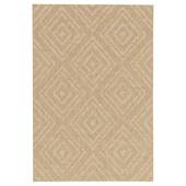 Boho&me Buitenkleed ruiten - Twill Zenith beige|wit - 200x290 cm