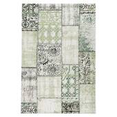 Boho&me Patchwork buitenkleed - Verdant Foliage groen - 200x290 cm