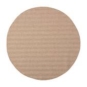Interieur05 Rond Jute buitenkleed Naturel ZigZag - 200 x 200 cm