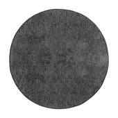 Eva Interior Buitenkleed Dahl Rond - Zwart - Dubbelzijdig