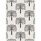 Buitenkleed Oase zwart|wit - Interieur05 - 240 x 340 cm