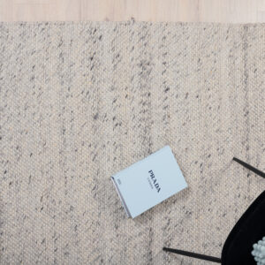 Nohr Vloerkleed 'Chandara' Wol, 200 x 300cm, kleur Ivory