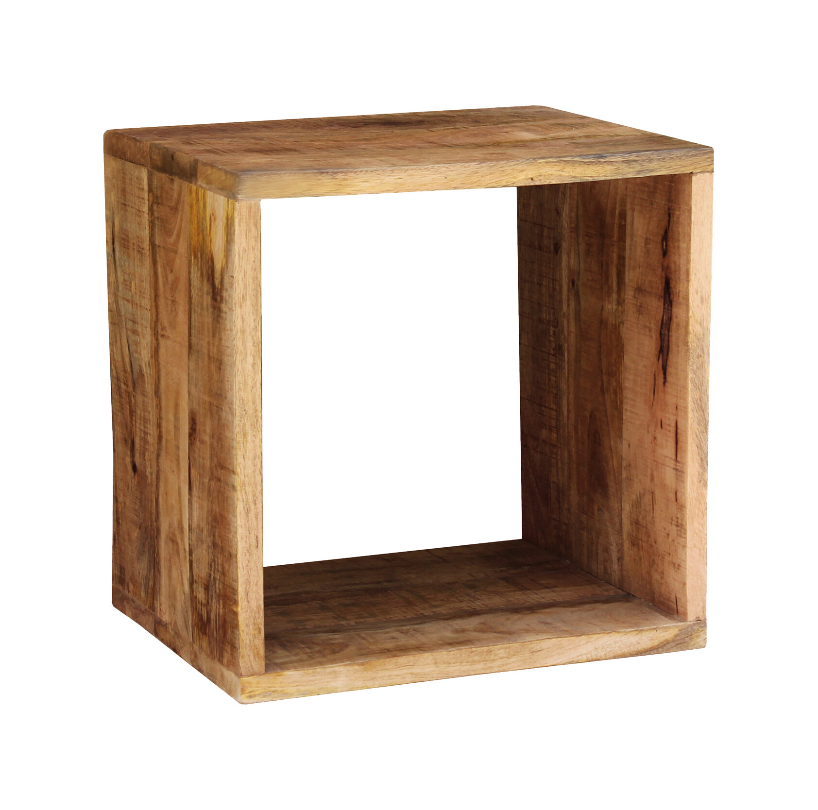 Artistiq Wandplank 'Aeden' Mangohout, 44 x 44cm 1 Artistiq Wandplank 'Aeden' Mangohout, 44 x 44cm