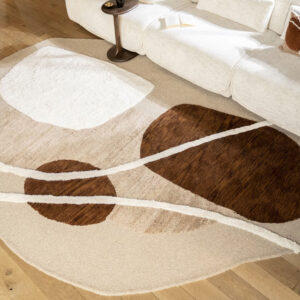 By-Boo Organisch Vloerkleed 'Ogani' Wol, 240 x 340cm