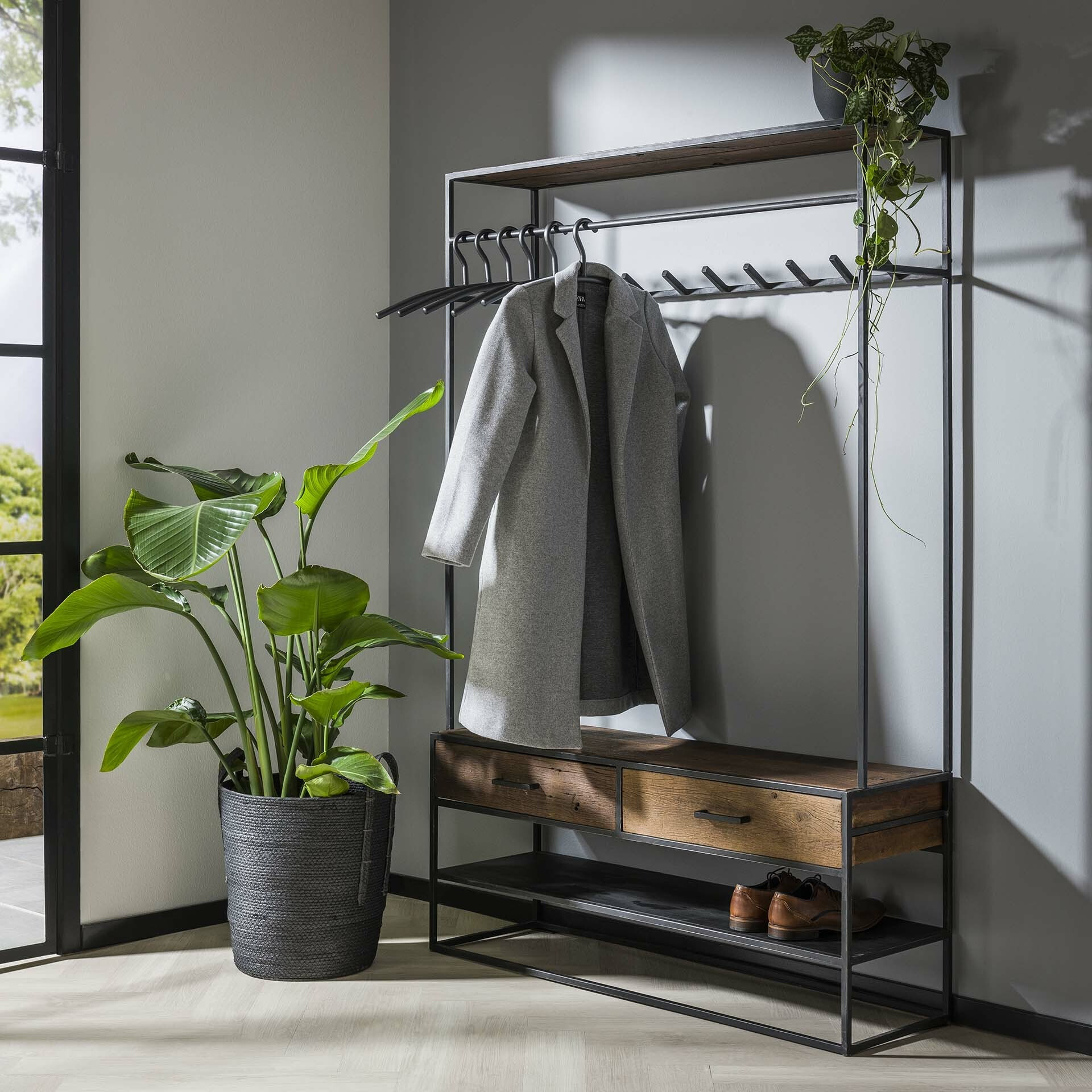 Staande Kapstok 'Stuco' 180 x 120cm 1 Staande Kapstok 'Stuco' 180 x 120cm