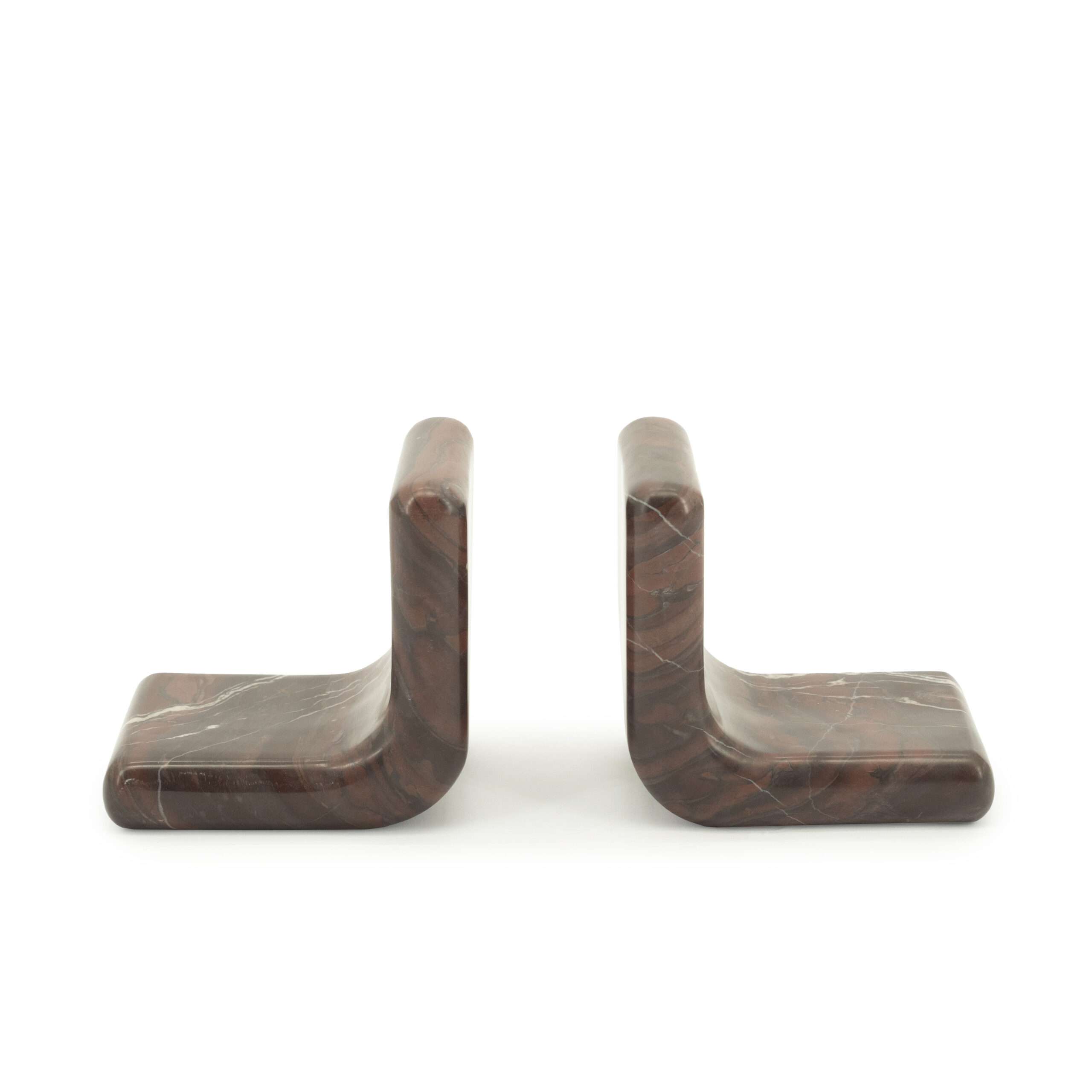 By-Boo Boekenstandaard 'Rosso' Marmer 1 By-Boo Boekenstandaard 'Rosso' Marmer