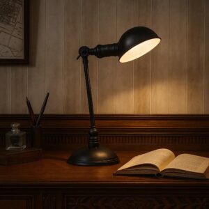 Bureaulamp Portobello Antiek Zwart