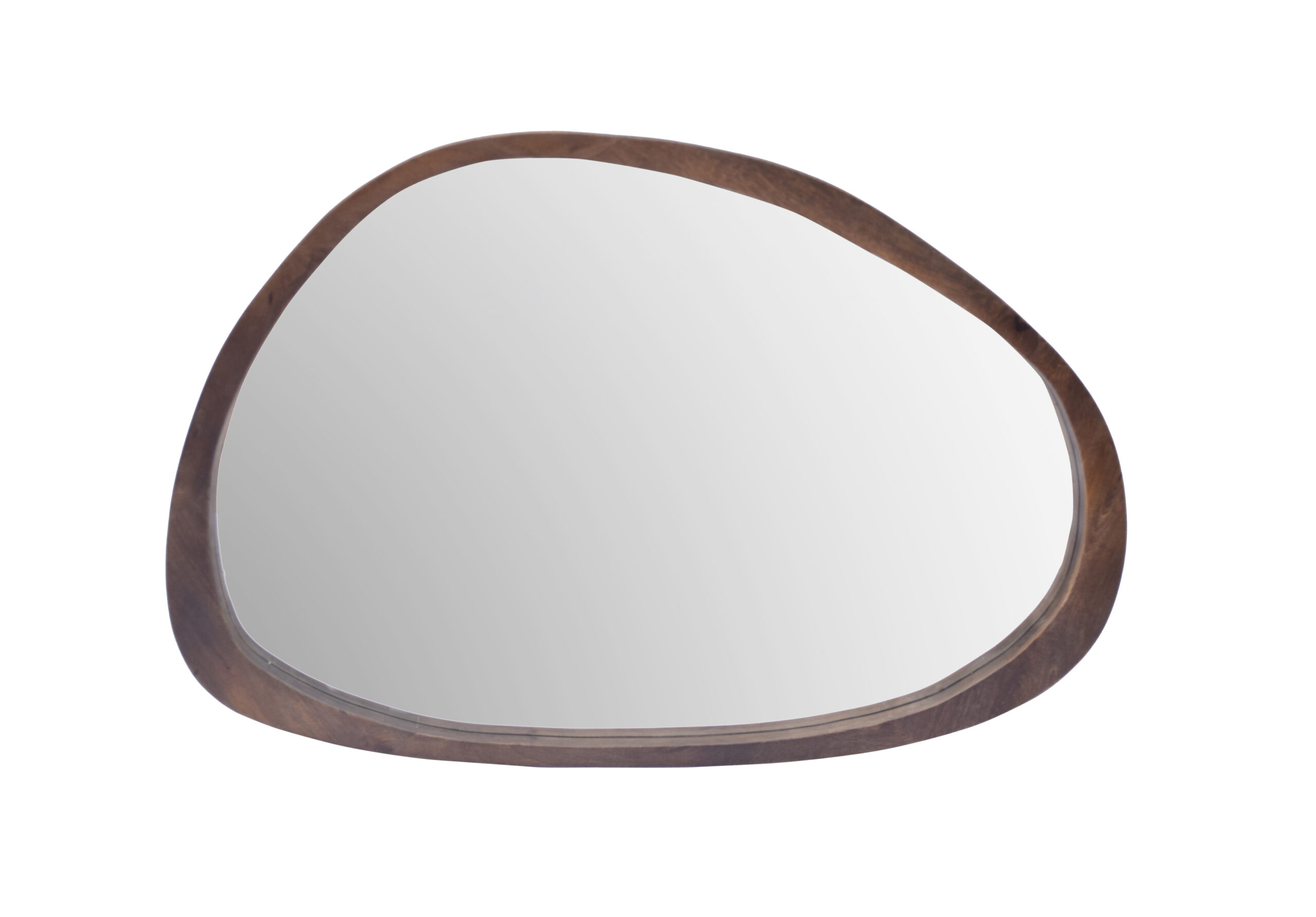 Brix Spiegel 'Jaira' Mangohout, 80 x 120cm, kleur Walnoot 1 Brix Spiegel 'Jaira' Mangohout, 80 x 120cm, kleur Walnoot