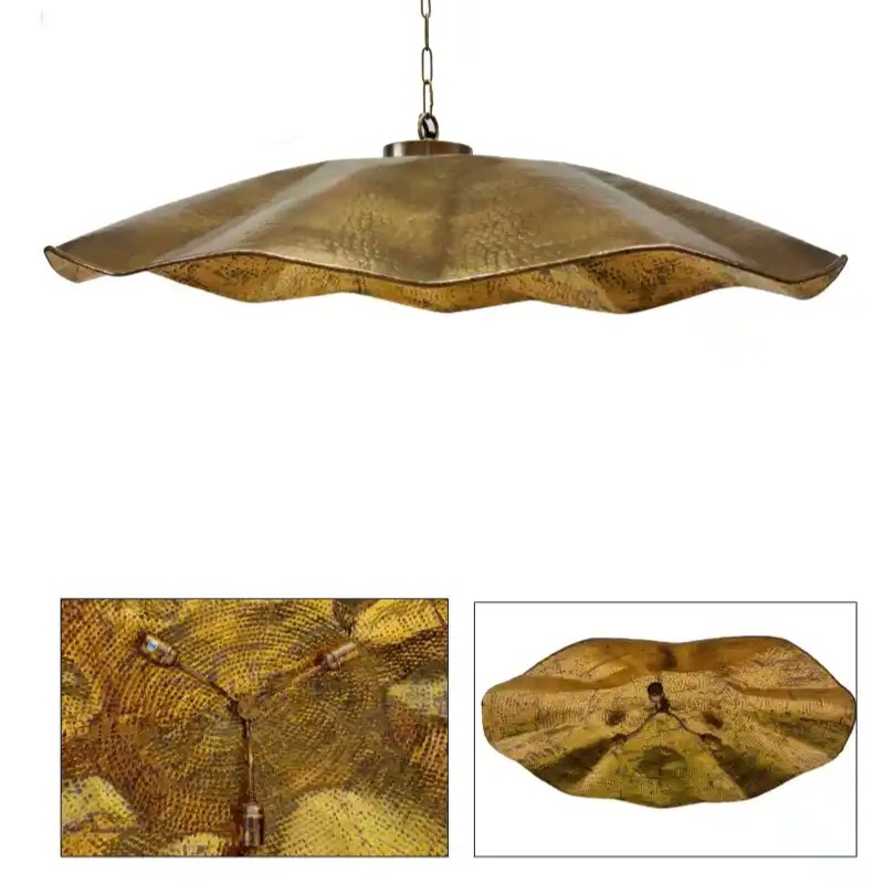 Hanglamp Manta XL Antiek Messing 1 Hanglamp Manta XL Antiek Messing