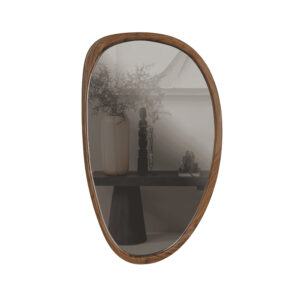 WOOOD Organische Spiegel 'Leif' MDF, 64 x 38cm