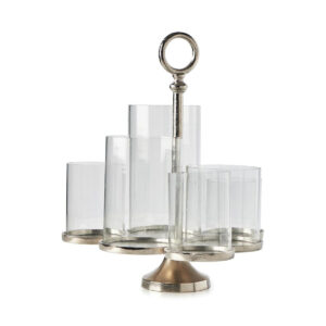 Rivièra Maison Kaarshouder 'Multiple Hurricane' Set van 6 stuks