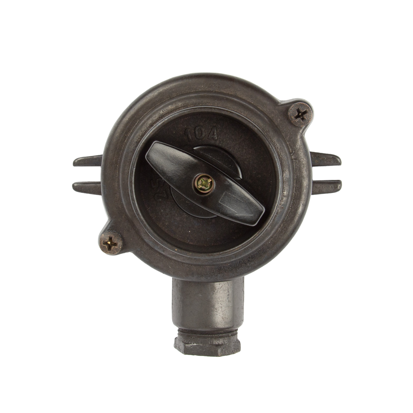 Jaren 30 Vintage Schakelaar I Zwart Brons 1 Jaren 30 Vintage Schakelaar I Zwart Brons