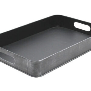 LABEL51 Dienblad, Metaal, 31 x 44 x 6cm, kleur Grijs