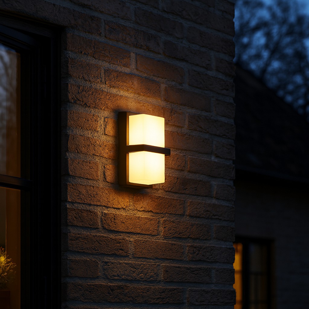 Stela Muurlamp Antraciet 1 Stela Muurlamp Antraciet