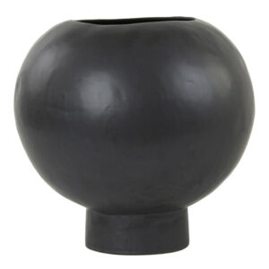 Light & Living Vaas 'Maguli' Keramiek, 35cm hoog, kleur Zwart