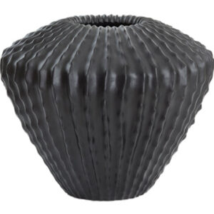 Light & Living Vaas 'Cacti' 45cm hoog, kleur Mat Zwart