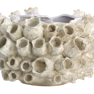 Light & Living Vaas 'Keiki' Keramiek, 23cm hoog, kleur Zand