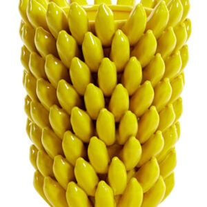 Light & Living Vaas 'Zita' Keramiek. 34cm, kleur Geel