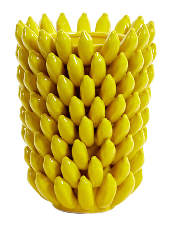 Light & Living Vaas 'Zita' Keramiek. 34cm, kleur Geel 1 Light & Living Vaas 'Zita' Keramiek. 34cm, kleur Geel