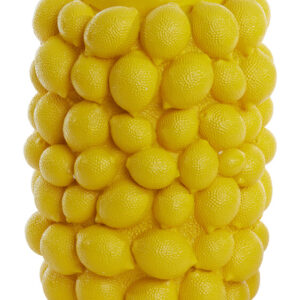 Light & Living Vaas 'Lemon' 41cm, kleur Geel
