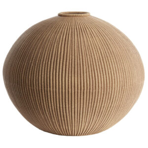 Light & Living Vaas 'Valerie' 37cm, kleur Lichtbruin