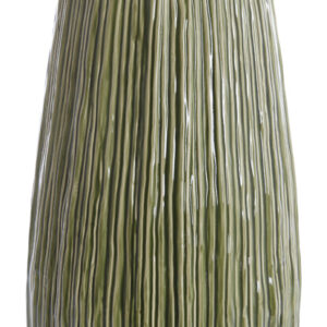 Light & Living Vaas 'Kopra' Keramiek, kleur Donkergroen