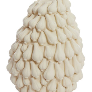 Light & Living Vaas 'Garlic' 47cm, kleur Crème