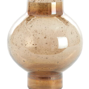 Light & Living Vaas 'Dusit' 30cm, kleur Amber