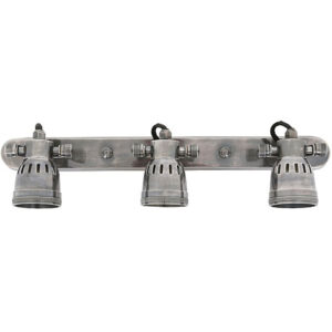 Opbouwspot Indigo Triple Antiek Zilver