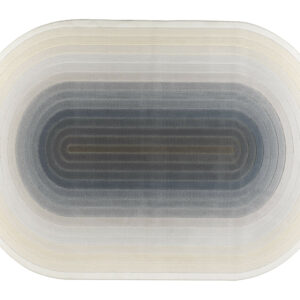 Zuiver Ovaal Vloerkleed 'Olympic' 200 x 290cm, kleur Blauw