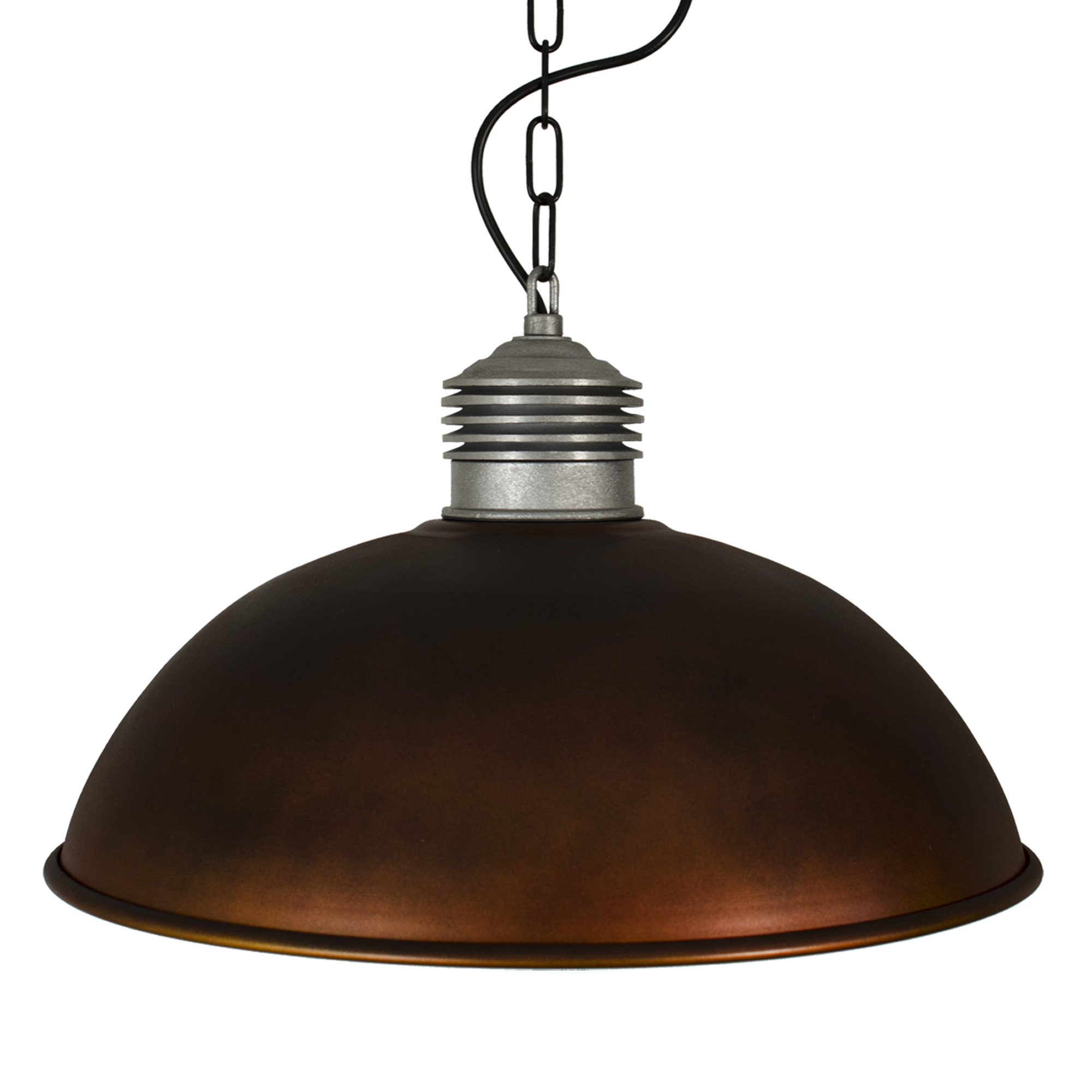 Hanglamp Industrieel II Copper Look 1 Hanglamp Industrieel II Copper Look