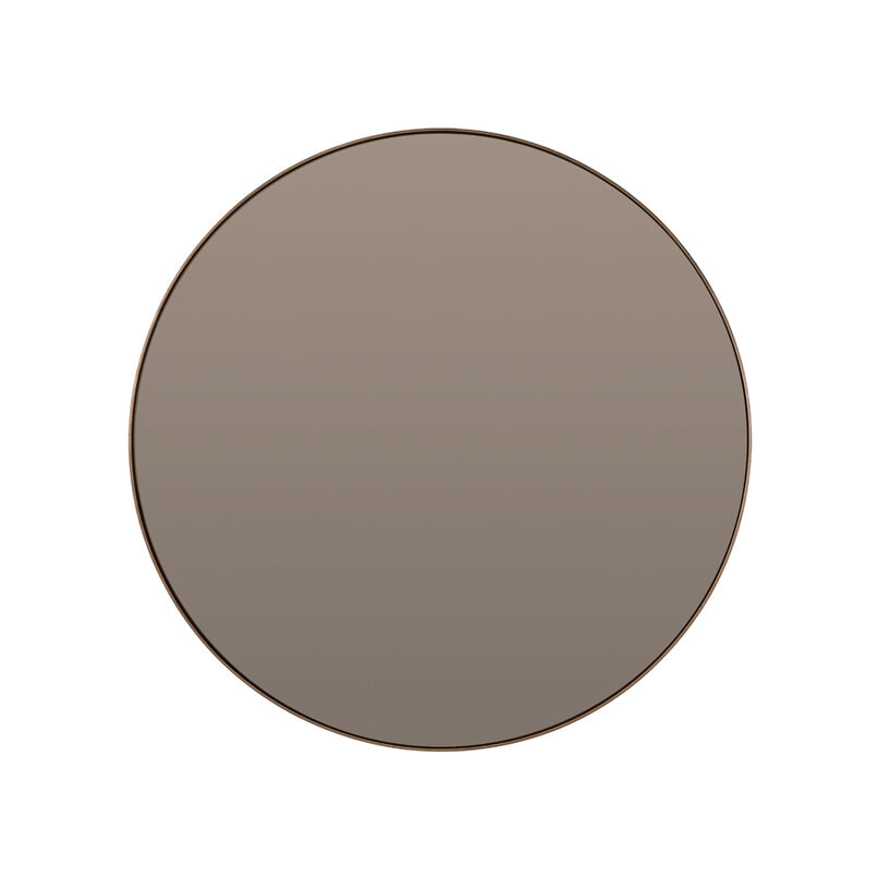 Light & Living Ronde Spiegel 'Espejo' 116cm, kleur Bruin 1 Light & Living Ronde Spiegel 'Espejo' 116cm, kleur Bruin
