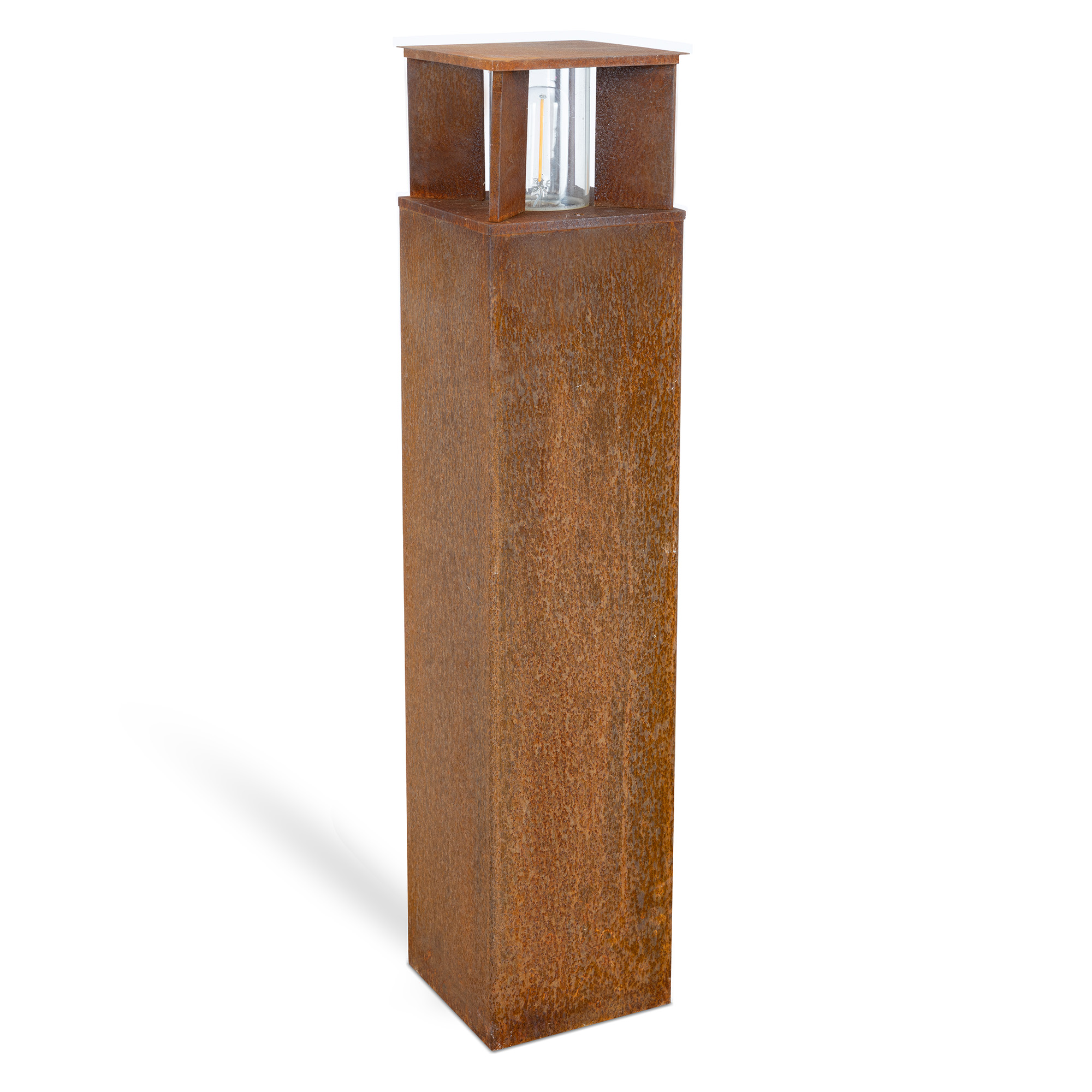 Marina 70 Square Tuinlamp Corten 1 Marina 70 Square Tuinlamp Corten