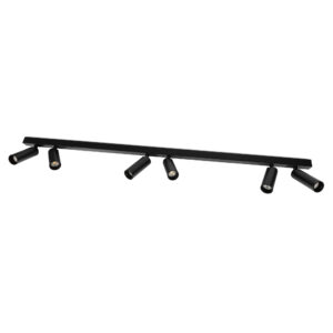 Vigo 6-lichts Opbouwspot Zwart