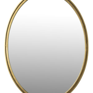 ZILT Ovale Spiegel 'Larrys' 80 x 60cm, kleur Antique Brass