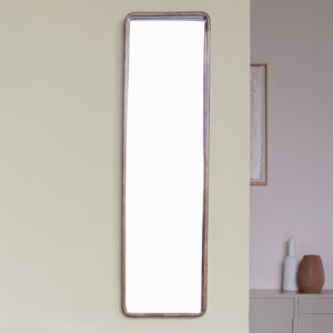 ZILT Rechthoekige Spiegel 'Rania' Rubberhout, 120 x 34cm