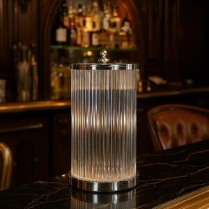 Tafellamp Trevi Antiek Nikkel Medium