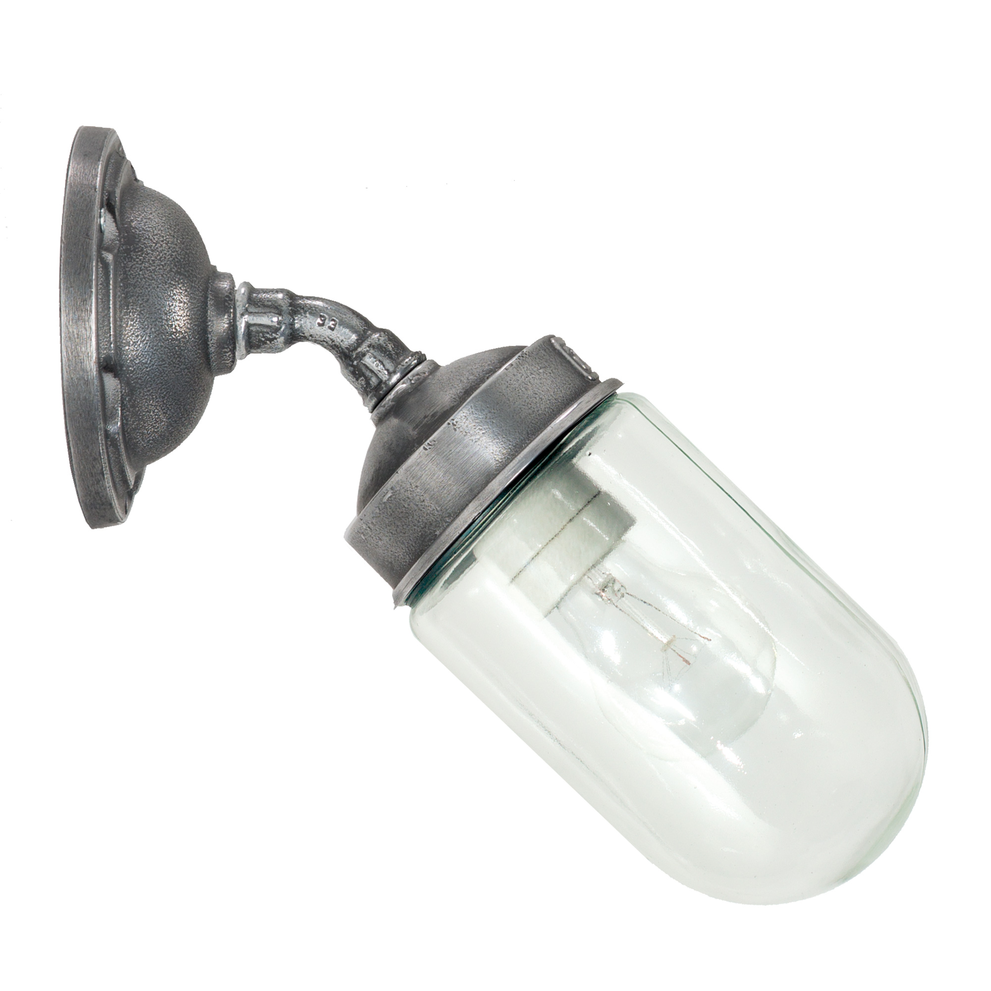 Forty-Five Muurlamp Zilver 1 Forty-Five Muurlamp Zilver