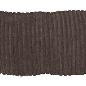 WOOOD Sierkussen 'Bean' 30 x 70cm, Rib, kleur Mud